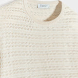 T-Shirt Donna Cotone Rigenerato Elisa Bianco