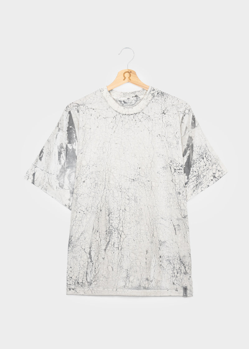 Grigio Onice | T-Shirt Oversize Unisex Cotone Rigenerato Raku