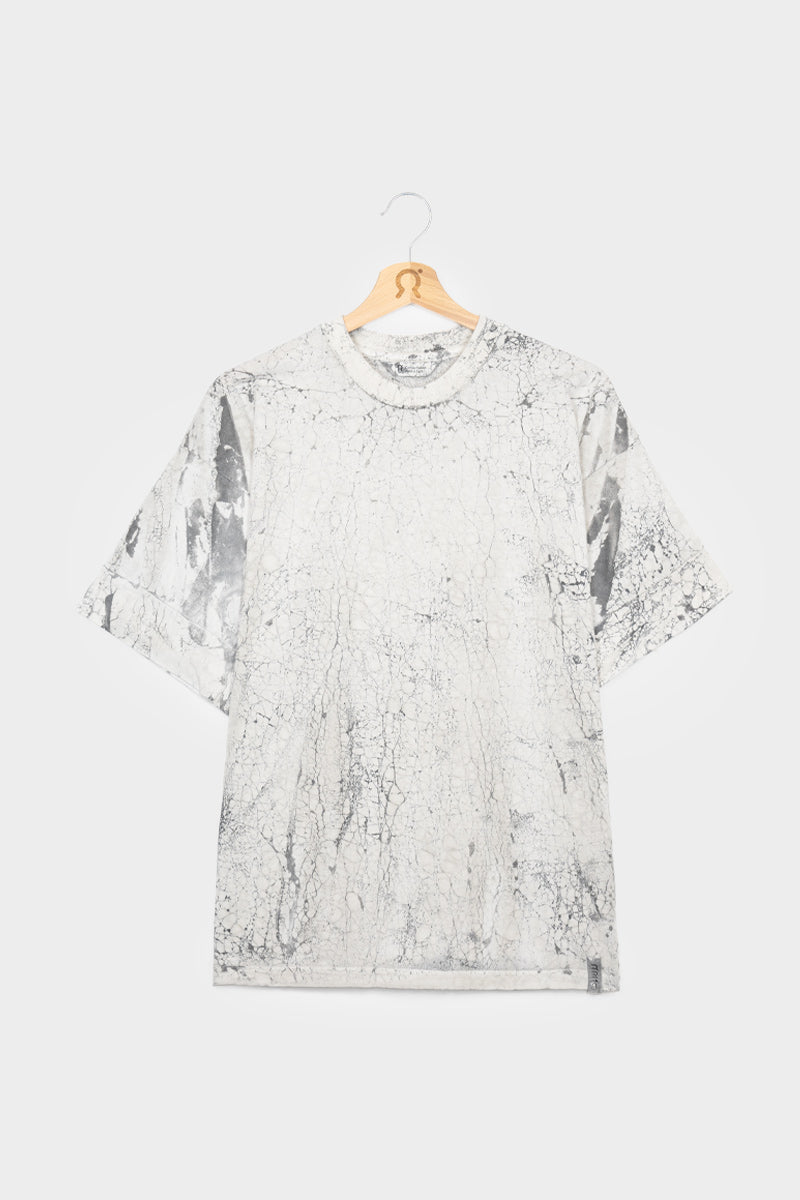 Grigio Onice | T-Shirt Oversize Unisex Cotone Rigenerato Raku