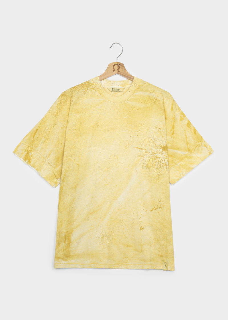 Giallo Citrina | T-Shirt Oversize Unisex Cotone Rigenerato Raku