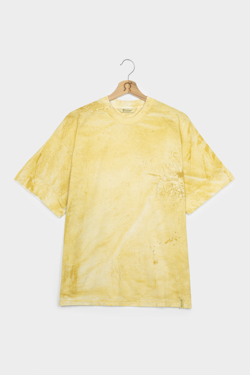 Giallo Citrina | T-Shirt Oversize Unisex Cotone Rigenerato Raku