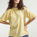 Giallo Citrina | T-Shirt Oversize Unisex Cotone Rigenerato Raku