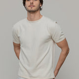 T-Shirt Uomo Cotone Rigenerato Davide Bianco