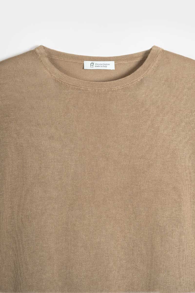 T-Shirt Donna Viscosa Virginia Beige