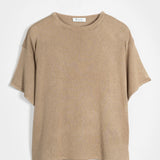 T-Shirt Donna Viscosa Virginia Beige
