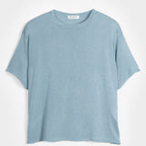T-Shirt Donna Viscosa Virginia Azzurro