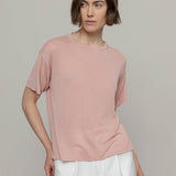 T-Shirt Donna Viscosa Virginia Rosa