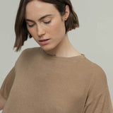 T-Shirt Donna Viscosa Virginia Beige