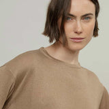 T-Shirt Donna Viscosa Virginia Beige