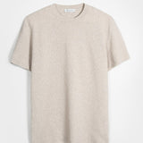 T-Shirt Uomo Cotone Rigenerato Mattia Beige