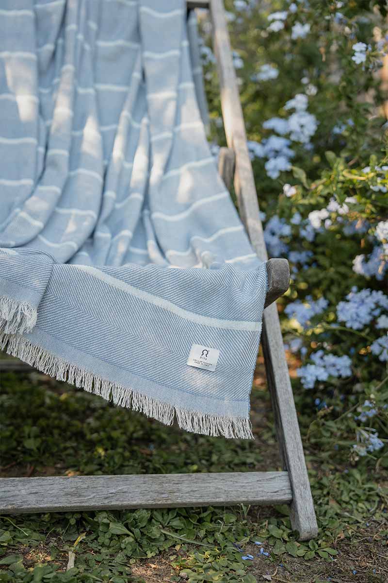 Telo Mare Cotone Rigenerato Aquilone - Rifò Lab Moda circolare made in Italy