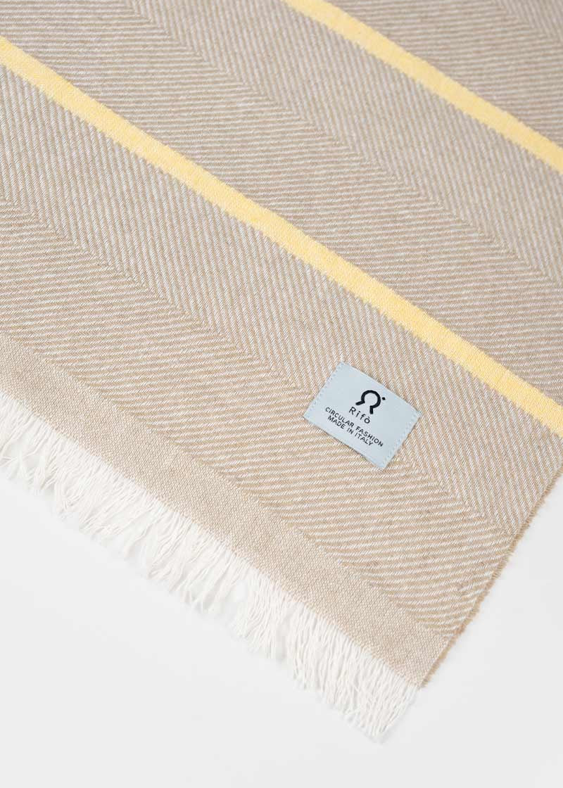 Telo Mare Cotone Rigenerato Aquilone - Rifò Lab Moda circolare made in Italy