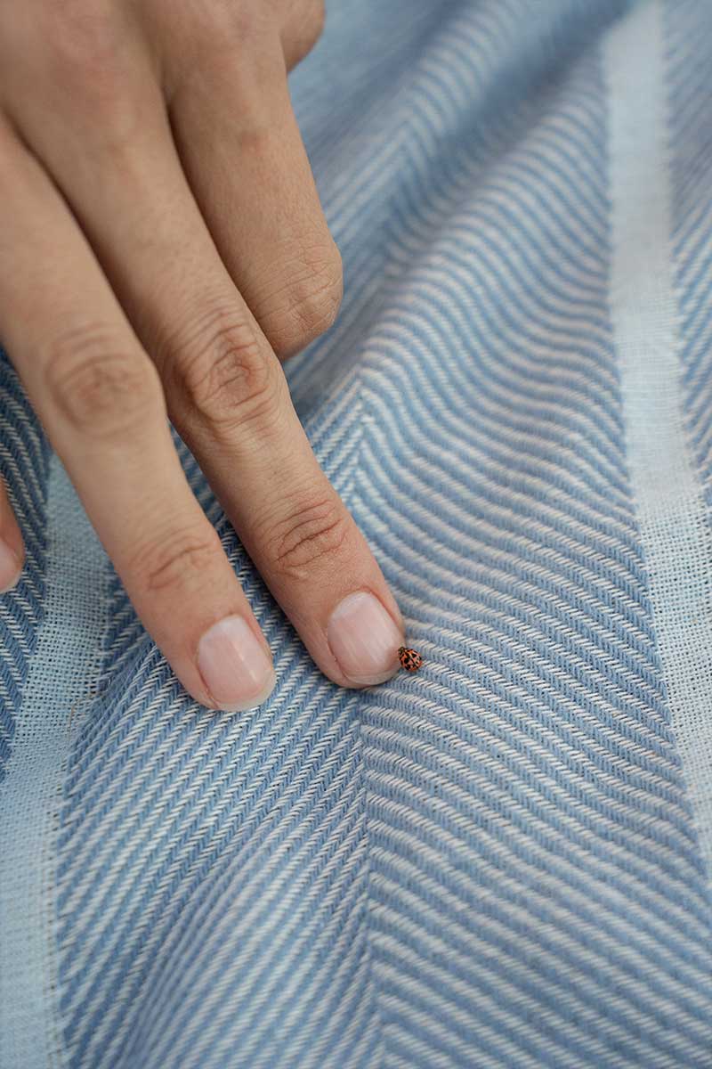 Telo Mare Cotone Rigenerato Aquilone - Rifò Lab Moda circolare made in Italy