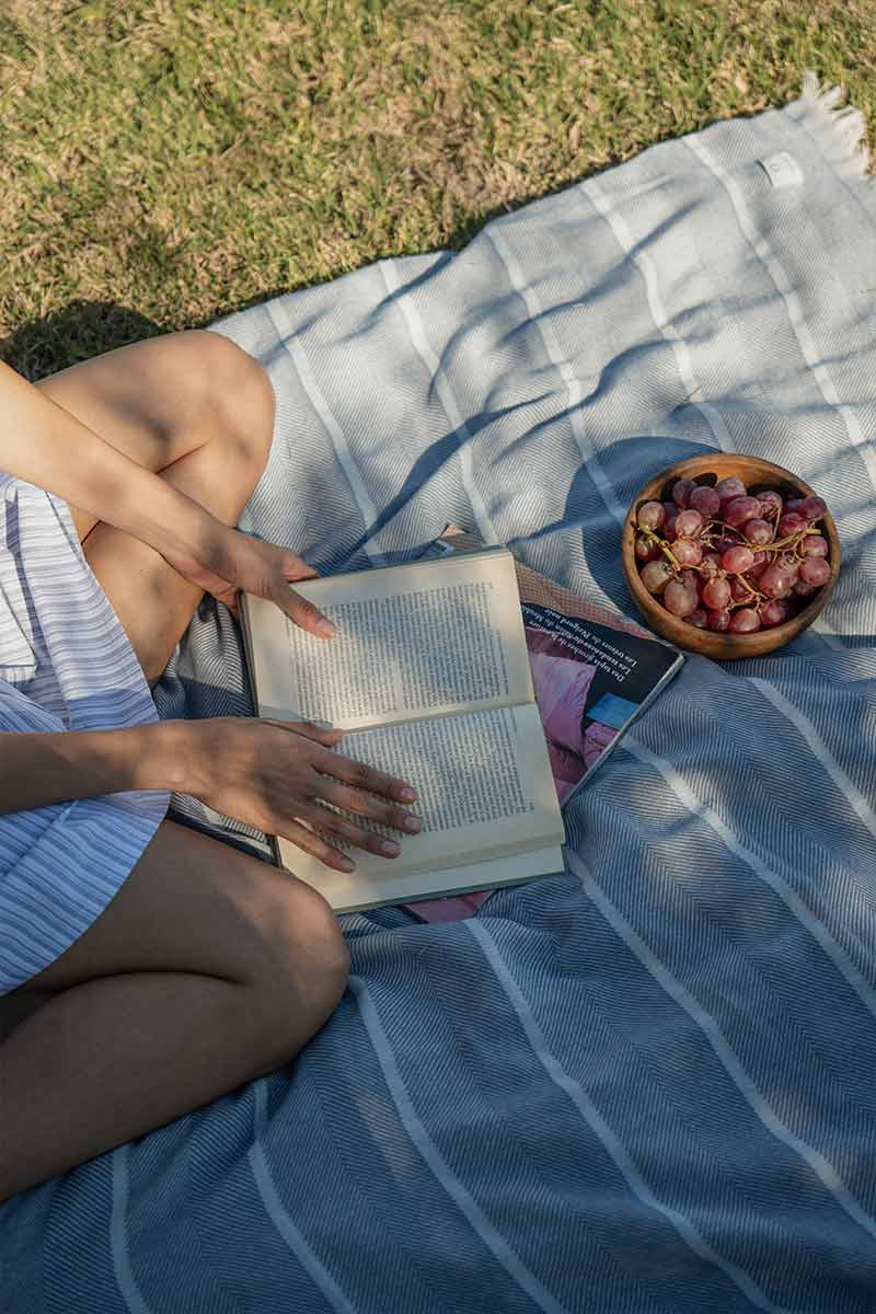 Telo Mare Cotone Rigenerato Aquilone - Rifò Lab Moda circolare made in Italy