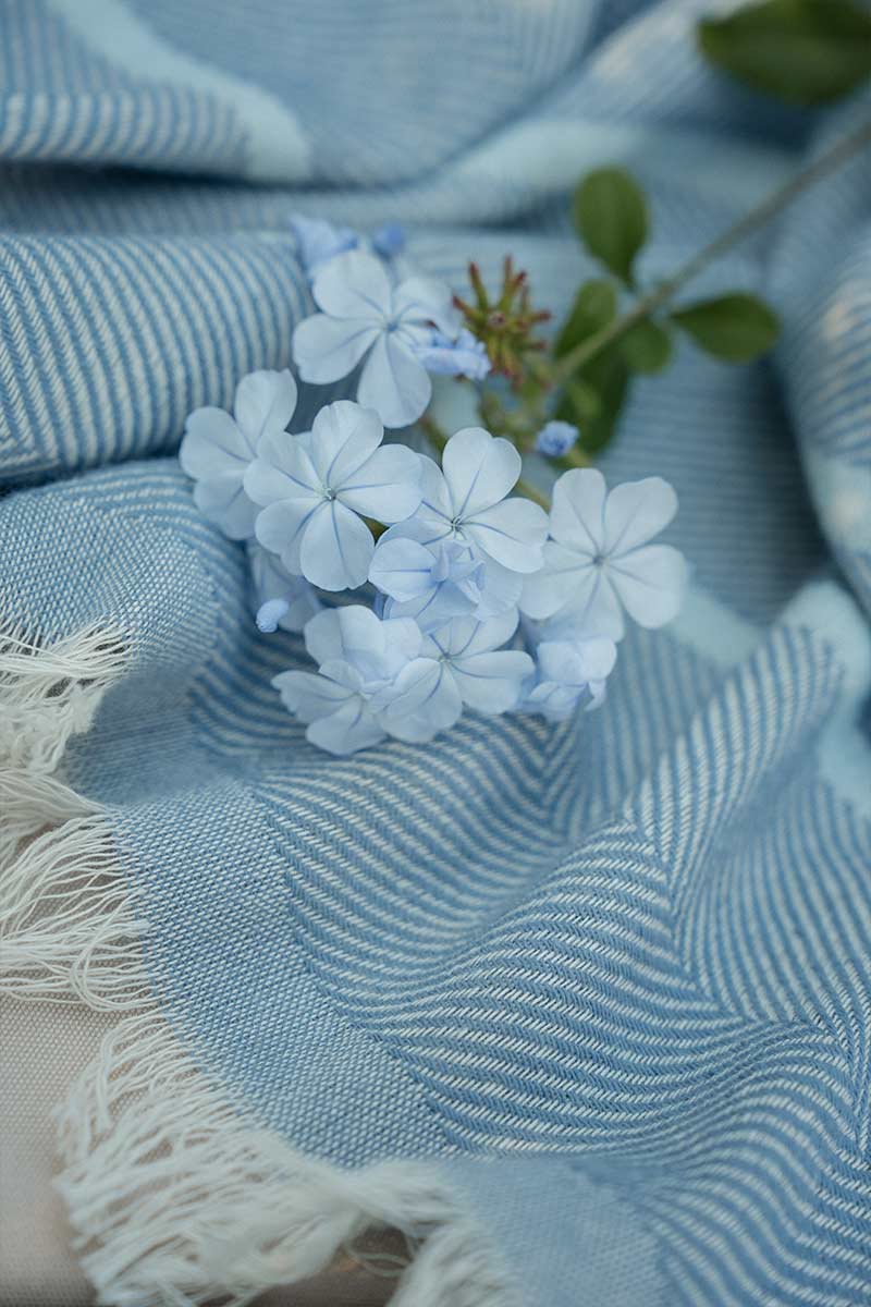 Telo Mare Cotone Rigenerato Aquilone - Rifò Lab Moda circolare made in Italy