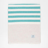 Telo Mare Cotone Rigenerato a righe Aurora - Rifò Lab Moda circolare made in Italy