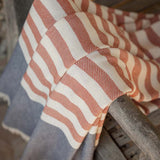 Rosso Deserto | Telo Mare Cotone Rigenerato Aurora