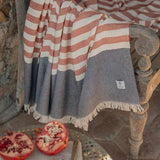 Rosso Deserto | Telo Mare Cotone Rigenerato Aurora