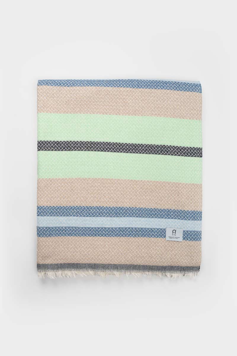 Telo Mare Cotone Rigenerato Libeccio Verde