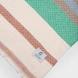 Telo Mare Cotone Rigenerato Blu Libeccio  - Rifò Lab Moda circolare made in Italy