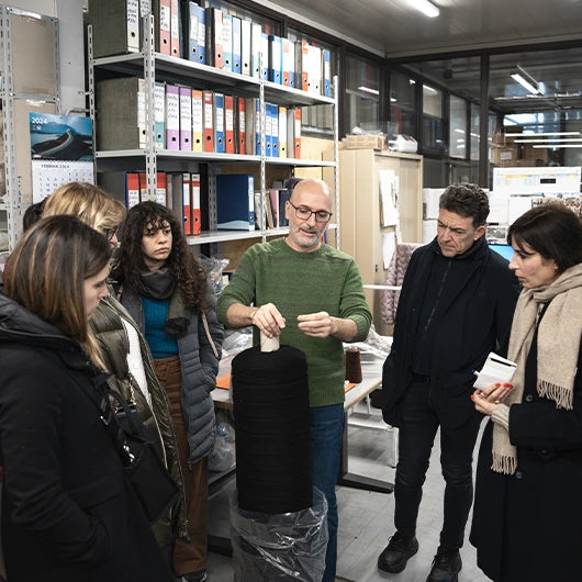 Textile Tours Rifo Gallery Filatura Prato cashmere lana Rifo Moda Circolare Made in Italy.webp