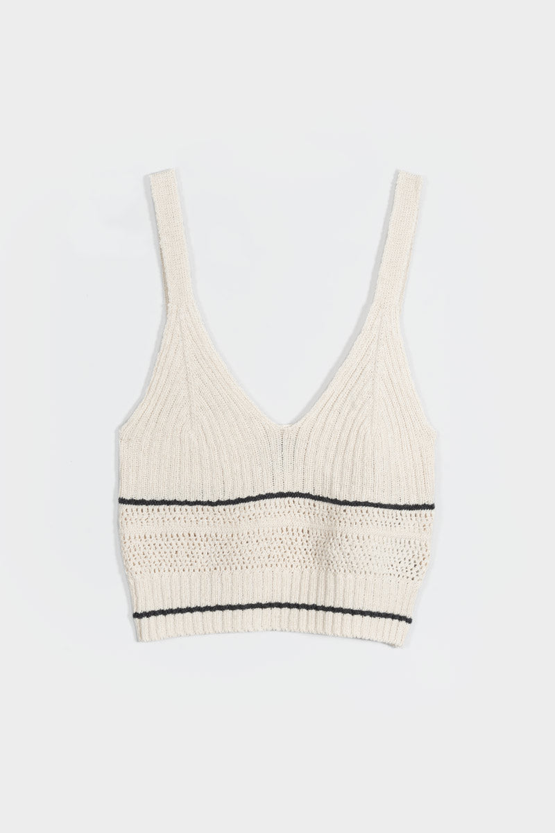 Top Cotone Zero Waste Virna Bianco - Rifò