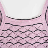 Tank Top Donna Cotone in Maglia Perla - Rifò