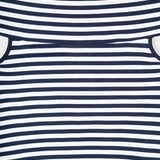 Top Spalle Scoperte Donna Viscosa a Righe con Scollo alla Bardot Rosalia - Rifò Lab Moda circolare made in Italy