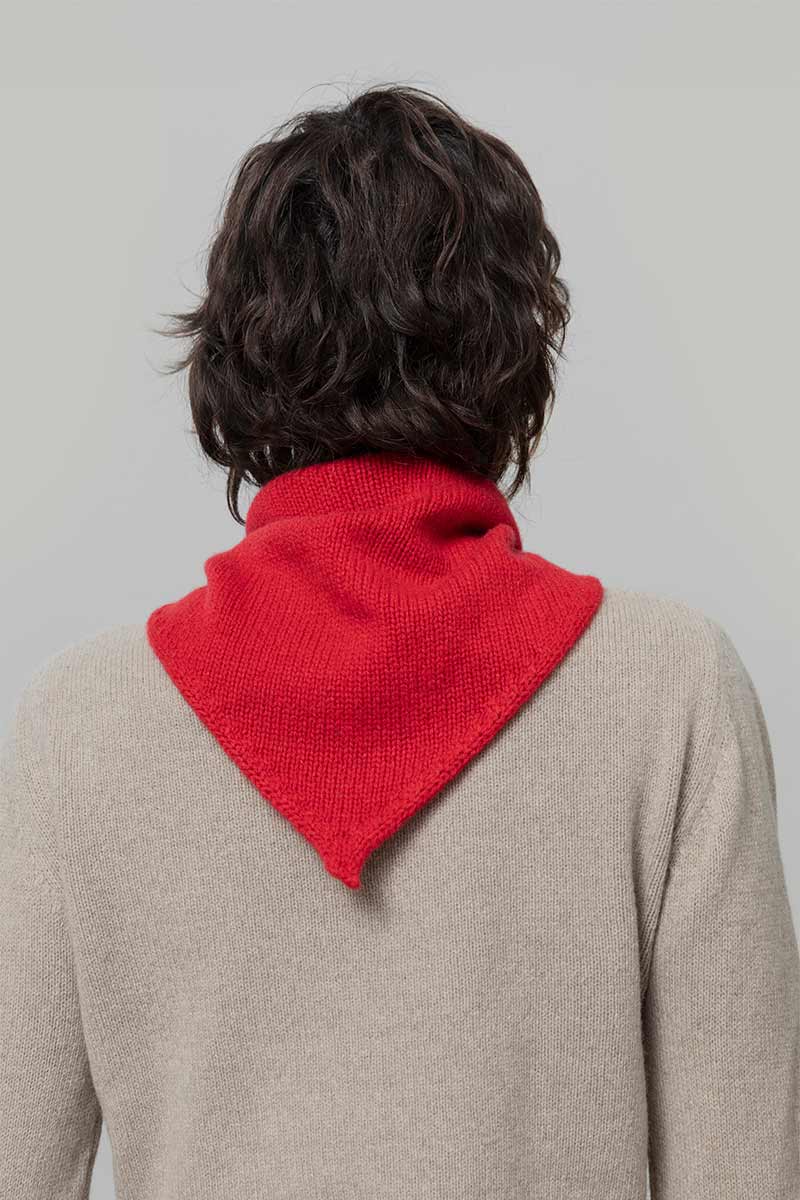 Sciarpa Triangolare Bandana Cashmere Masha - Rifò Lab Moda circolare made in Italy