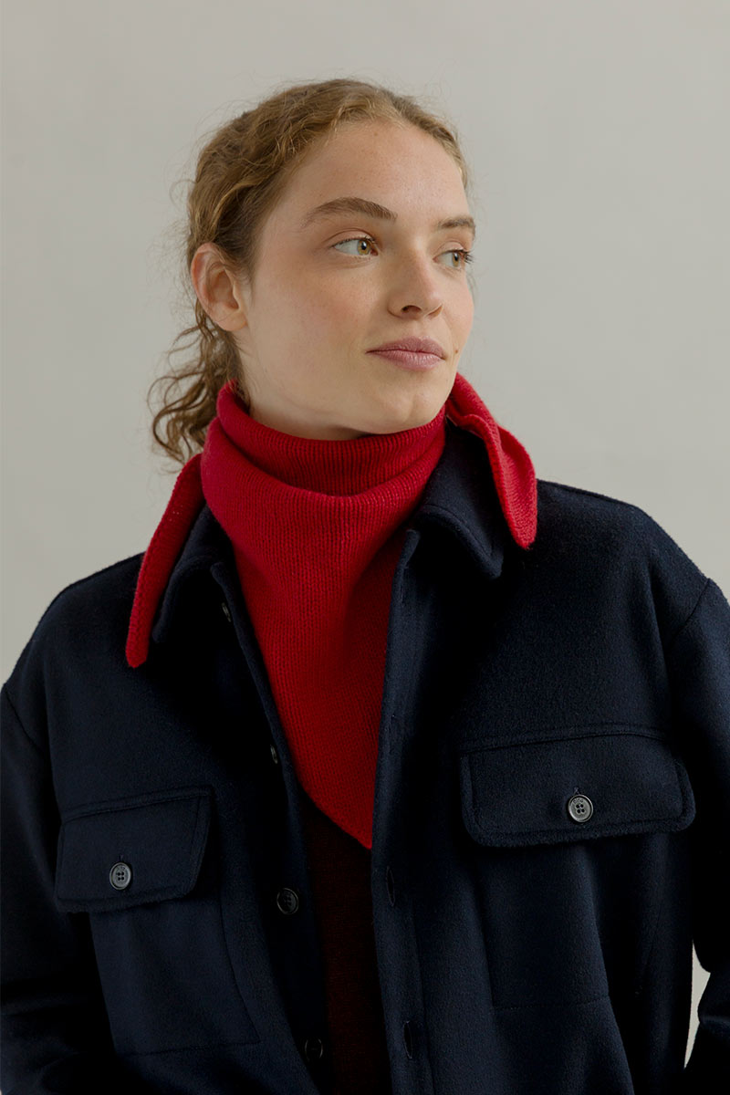 Sciarpa Triangolare Bandana Cashmere Masha - Rifò Lab Moda circolare made in Italy