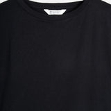 T-Shirt Donna Cotone Rigenerato Cris nero