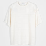 T-Shirt Lino Riciclato Donna Febe Bianco Burro  - Rifò Lab Moda circolare made in Italy