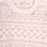 T-shirt in Maglia Traforata Cotone Donna Neda  - Rifò Lab Moda circolare made in Italy