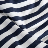 Top Spalle Scoperte Donna Viscosa a Righe con Scollo alla Bardot Rosalia - Rifò Lab Moda circolare made in Italy