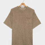 Beige Sabbia | T-shirt Lino Riciclato Uomo Matteo