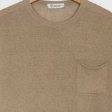 Beige Sabbia | T-shirt Lino Riciclato Uomo Matteo