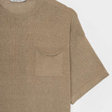 Beige Sabbia | T-shirt Lino Riciclato Uomo Matteo