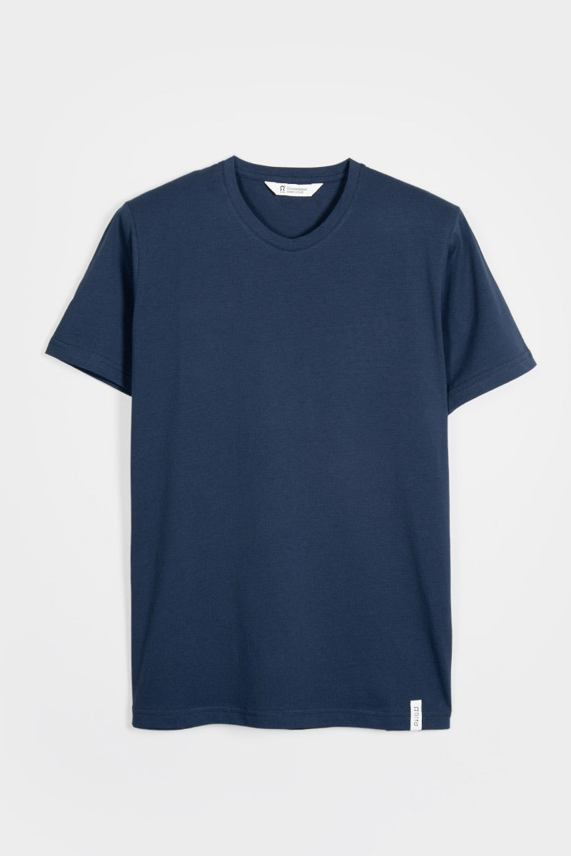 Blu Balena | tshirt cotone organico e cotone rigenerato uomo