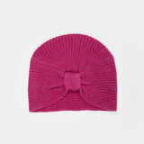 Turbante Donna Cashmere Rigenerato Amira Rosa Ciclamino