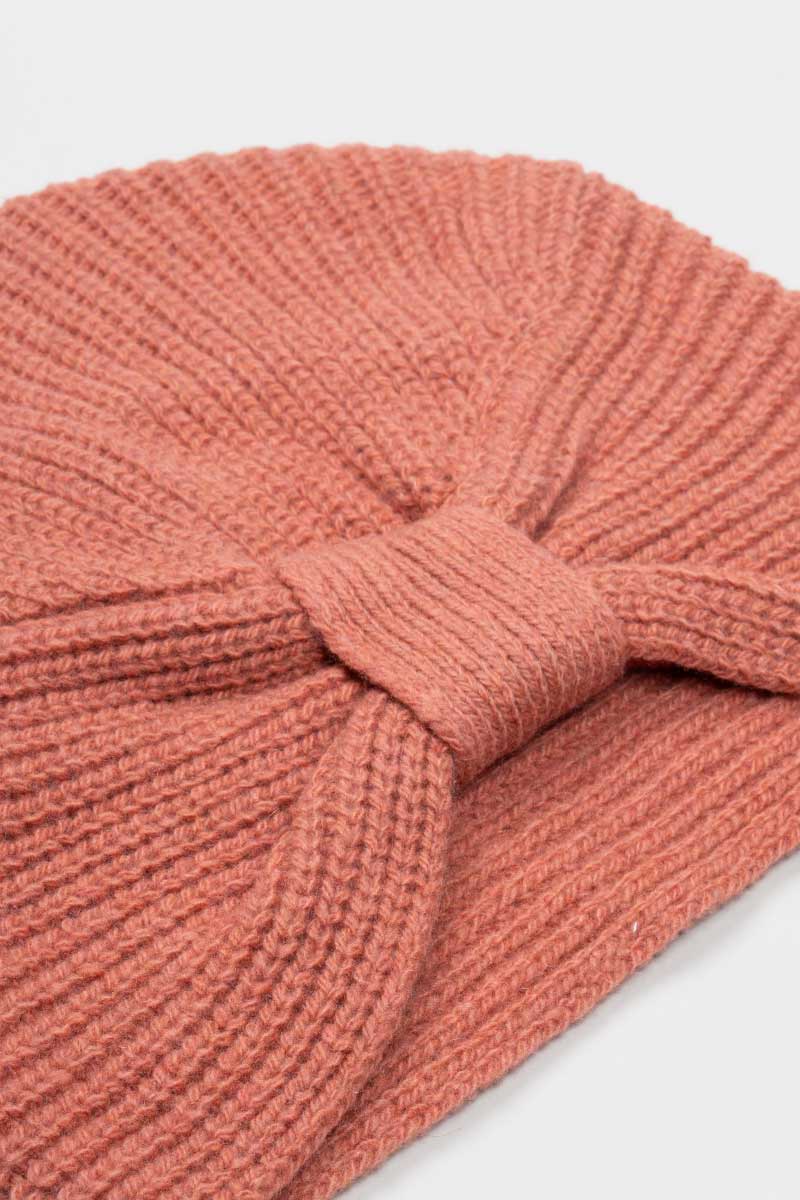 Turbante Donna Cashmere Rigenerato Amira Rosa Pompelmo