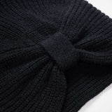 Turbante Donna Cashmere Rigenerato Amira Nero