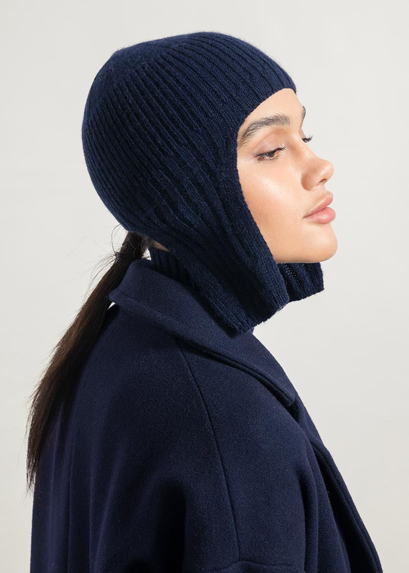 Blu Mora | Cappello Aviatore Cashmere Rigenerato Elia