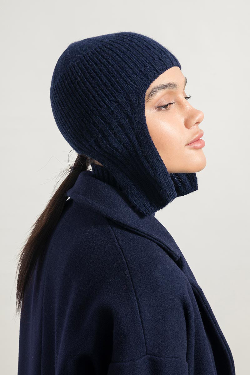 Blu Mora | Cappello Aviatore Cashmere Rigenerato Elia