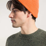 Arancio Becco D'oca | Cappello cashmere rigenerato