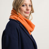 Arancio Becco d'Oca | Scaldacollo cashmere rigenerato