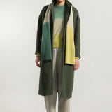 Verde-Giallo | Sciarpa Cashmere Rigenerato Fenice