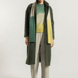 Verde-Giallo | Sciarpa Cashmere Rigenerato Fenice