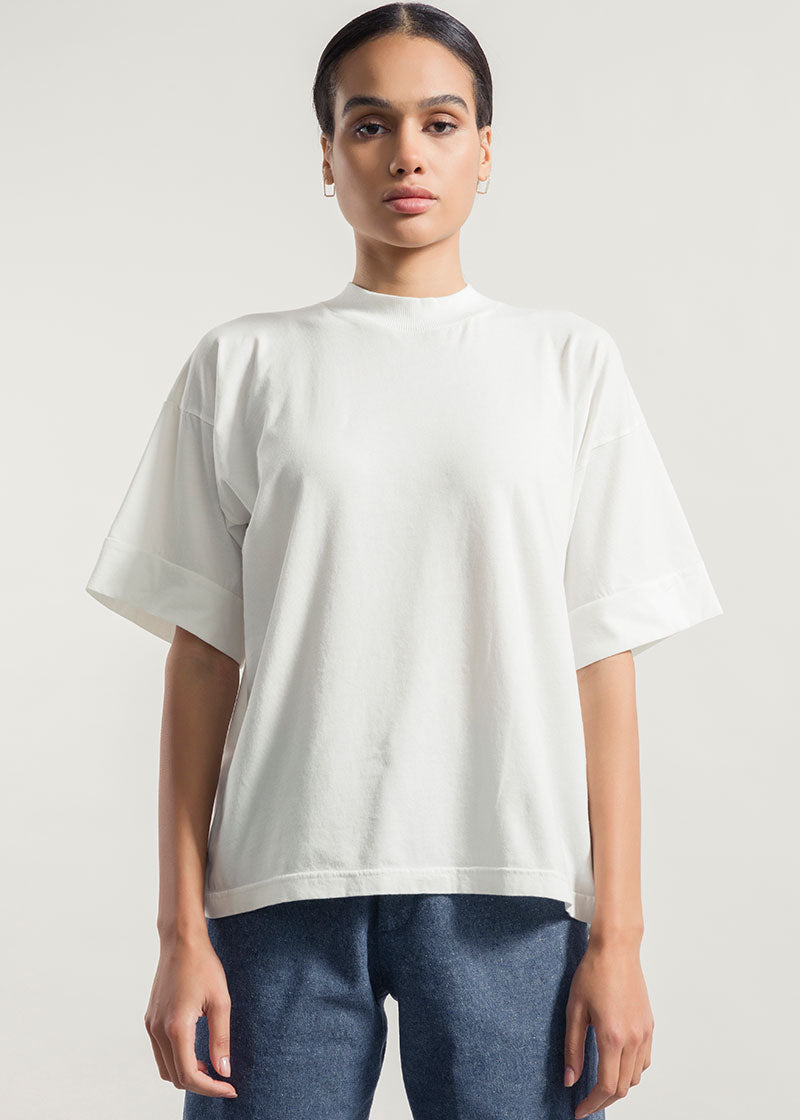 Bianco Latte | T-Shirt Unisex Cotone Rigenerato Nana