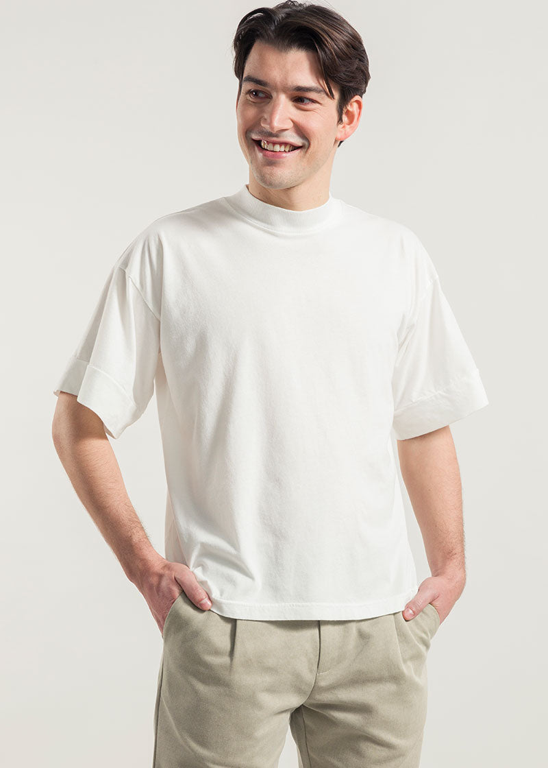 Bianco Latte | T-Shirt Unisex Cotone Rigenerato Nana