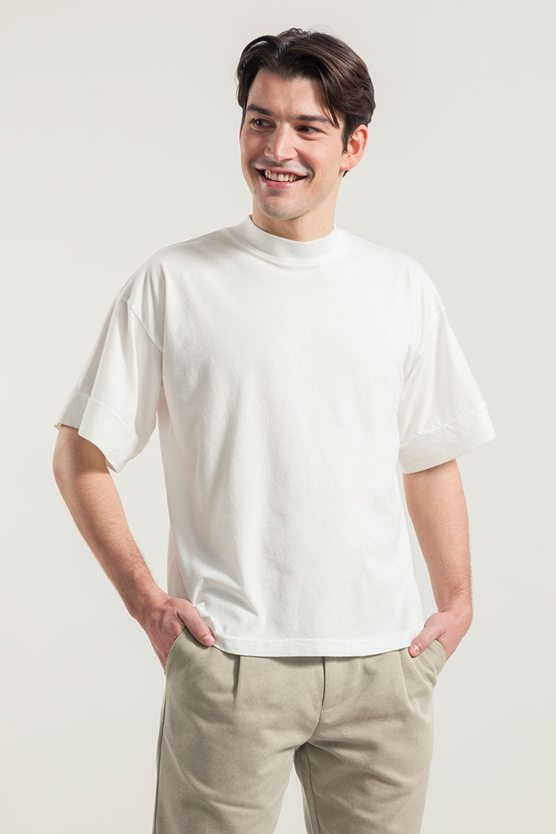 Bianco Latte | T-Shirt Unisex Cotone Rigenerato Nana